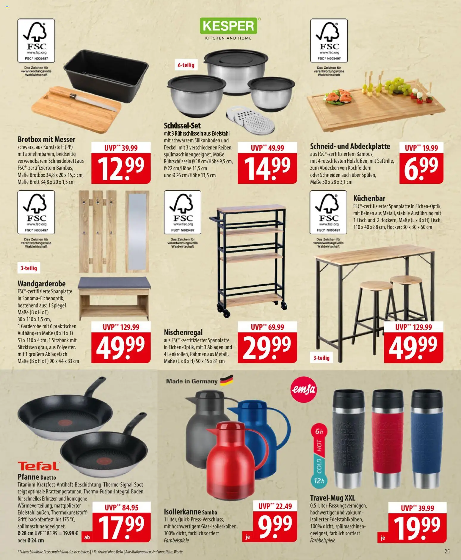 Famila Prospekt 	 – gültig ab 26.01.2026 | Seite: 25 | Produkte: Hocker, Sitzbank, Tisch, Wandgarderobe