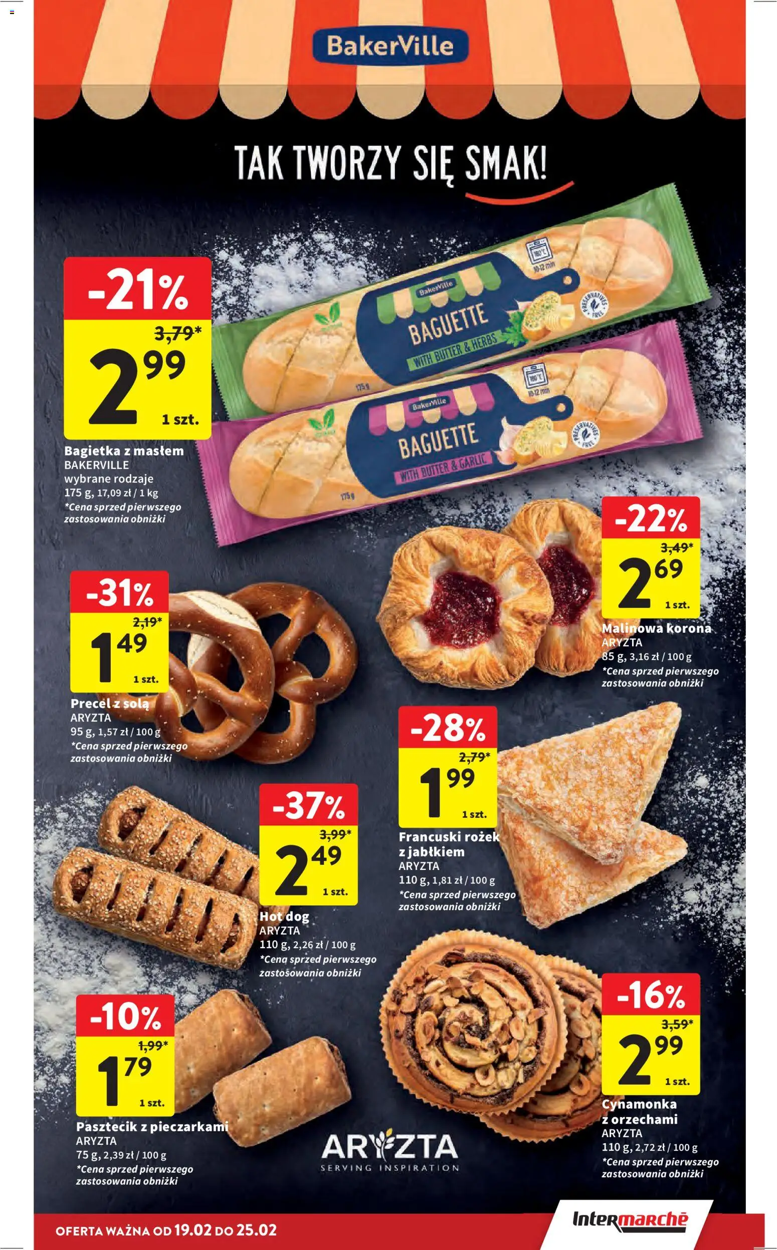 Intermarche Gazetka od 19.02.2026 | Strona: 27 | Produkty: Bagietka