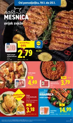 Svježi filet lososa, cca 200 g - 400 g - Pregled kataloga iz trgovine Lidl, vrijedi od 19.01.2026 | Stranica: 5