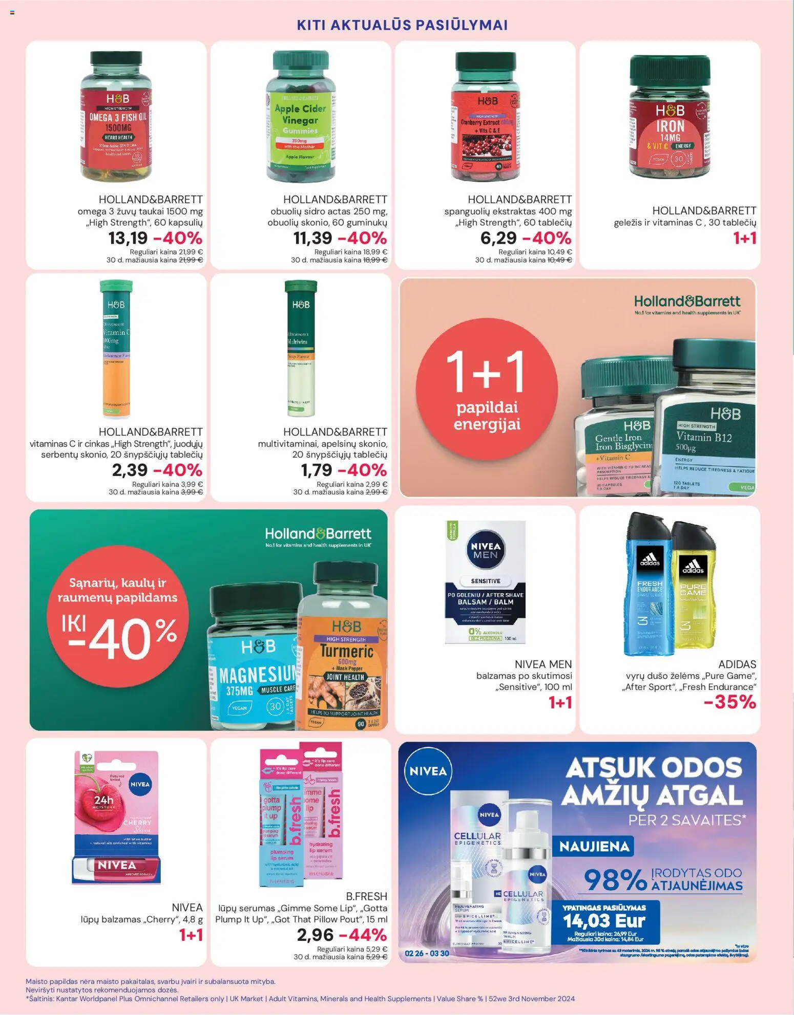 Eurokos akcijos nuo 26.02.2026 | Puslapis: 16 | Prekių: Balzamas