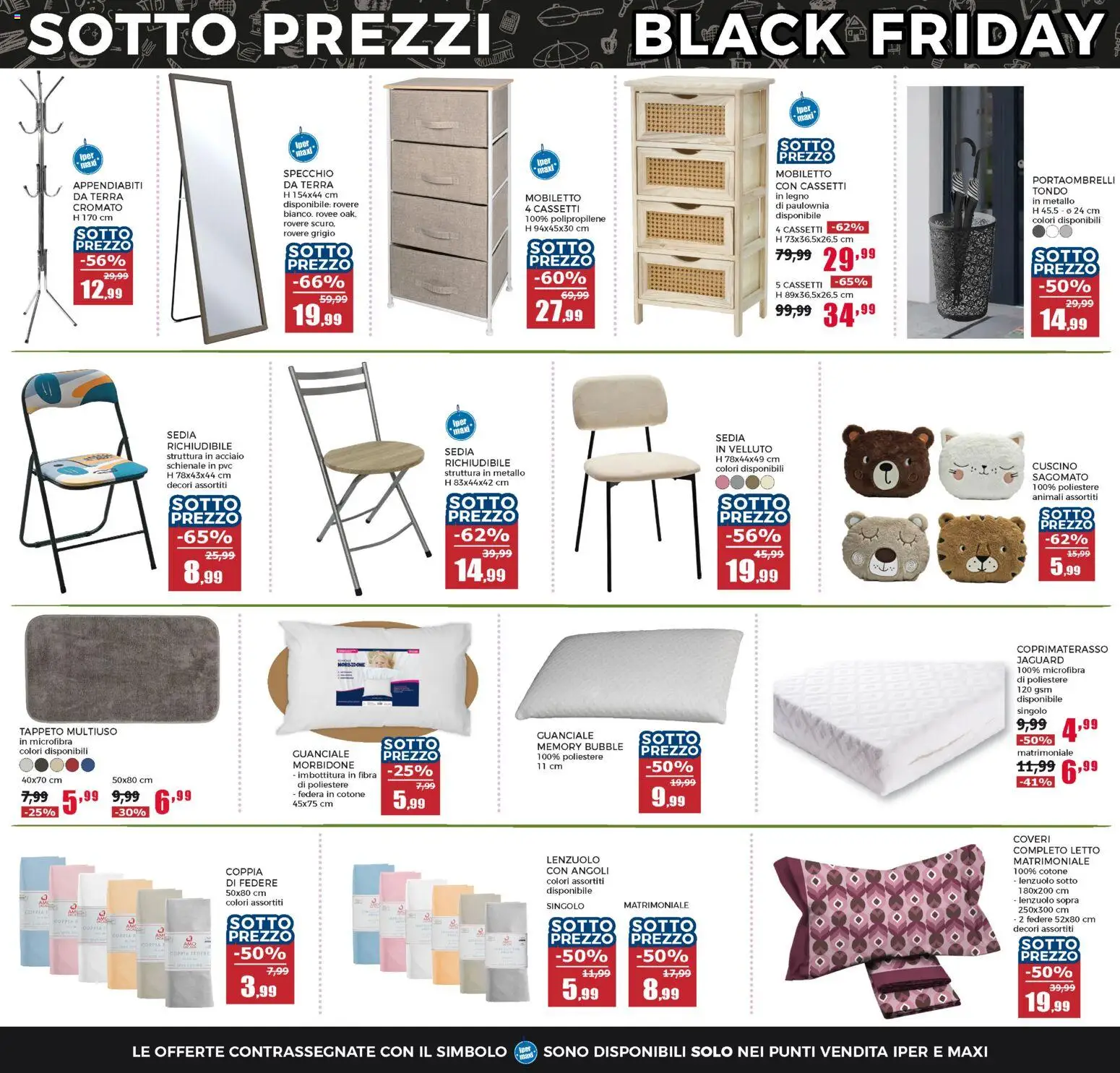 Volantino Happy Casa del 05.11.2025 | Pagina: 15 | Prodotti: Sedia, Specchio, Coprimaterasso, Terra