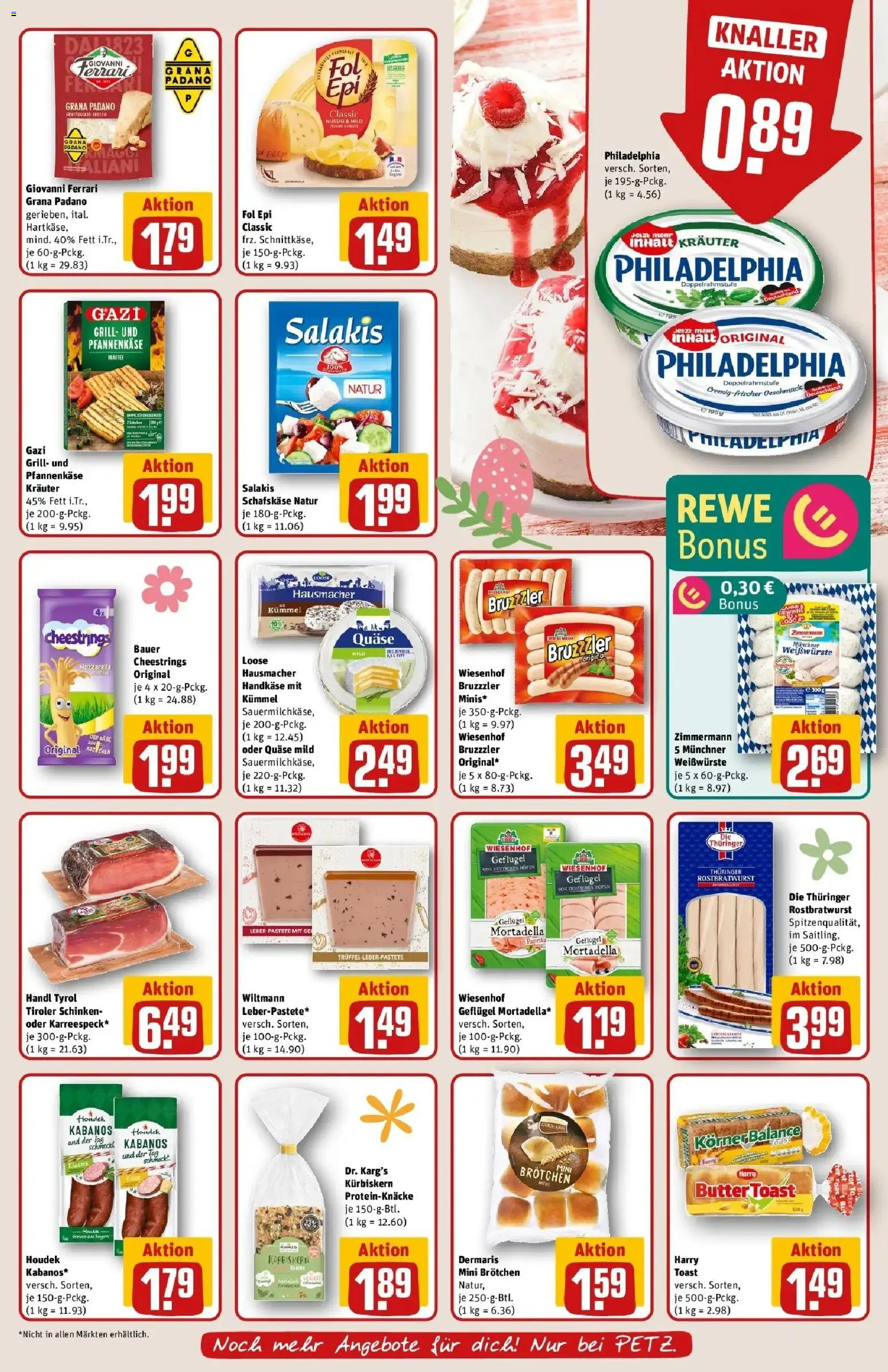 Rewe Prospekt Pulsnitz	 – gültig ab 30.03.2026 | Seite: 17 | Produkte: Grill, Butter, Salakis, Schinken