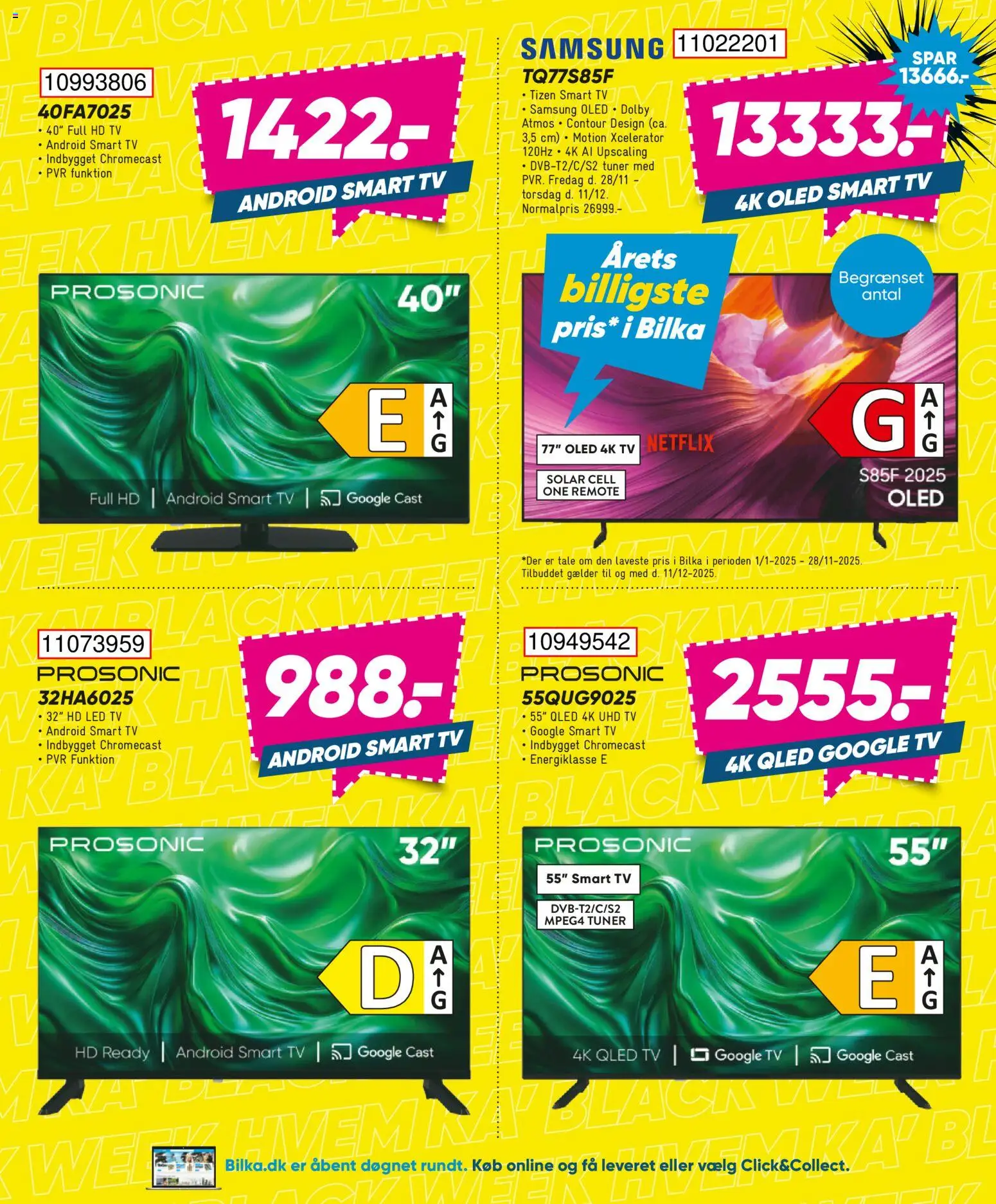 Bilka tilbudsavis – gyldig fra 28.11.2025 | Side: 13 | Produkter: Smart TV, TV