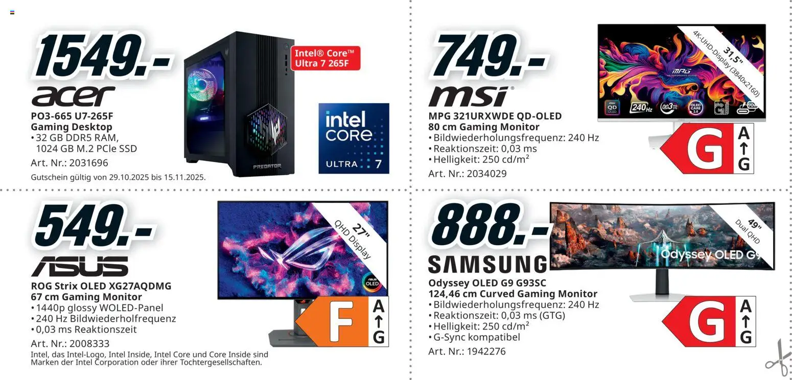 Media Markt Black Friday gültig ab 29.10.2025 | Seite: 34 | Produkte: Monitor, Samsung
