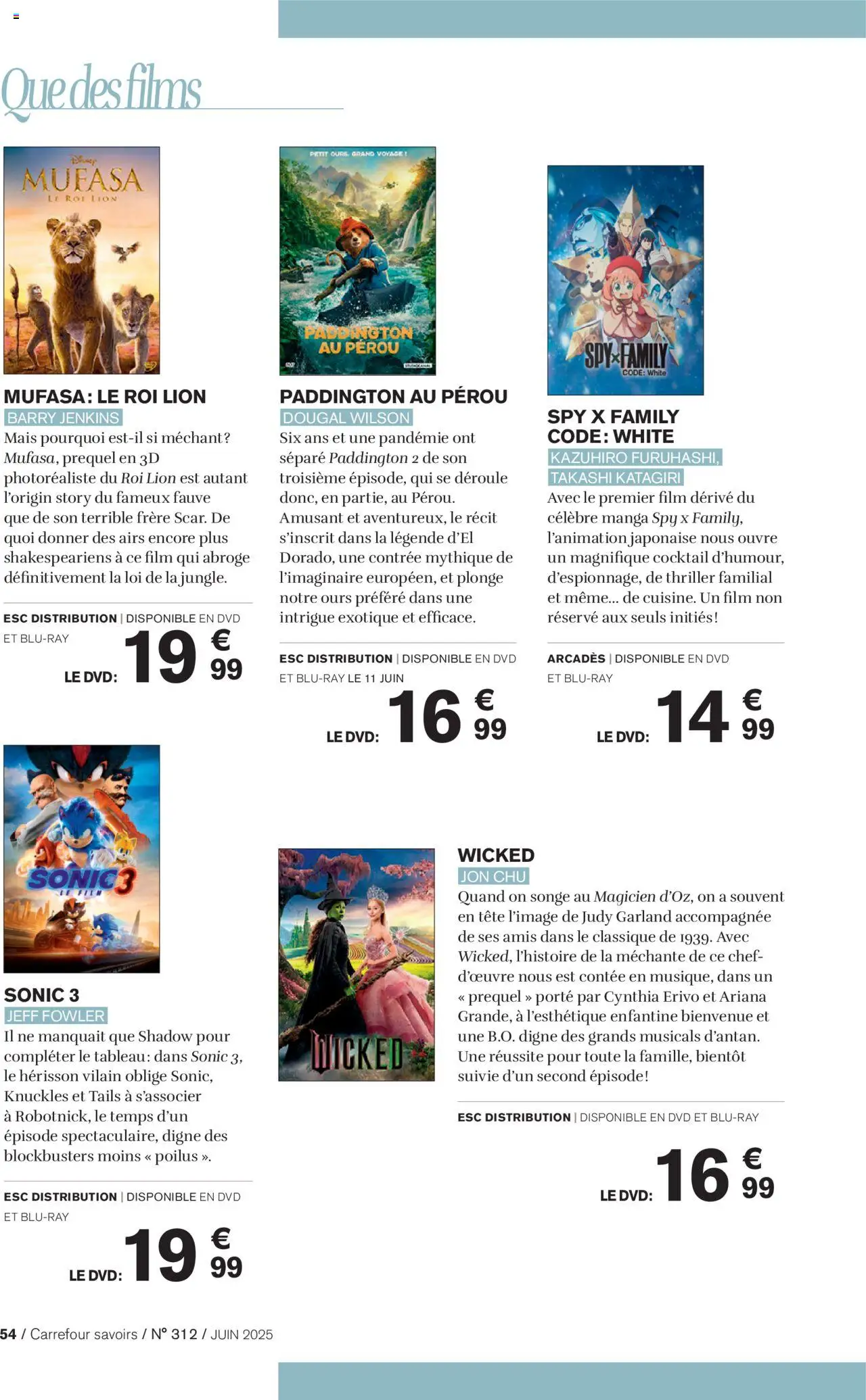  | Page: 54 | Produits: Manga, Mais, Porte