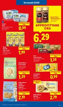 Volantino Lidl del 22.09.2025 | Pagina: 19 | Prodotti: Cioccolato, Manzo, Latte, Nocciole