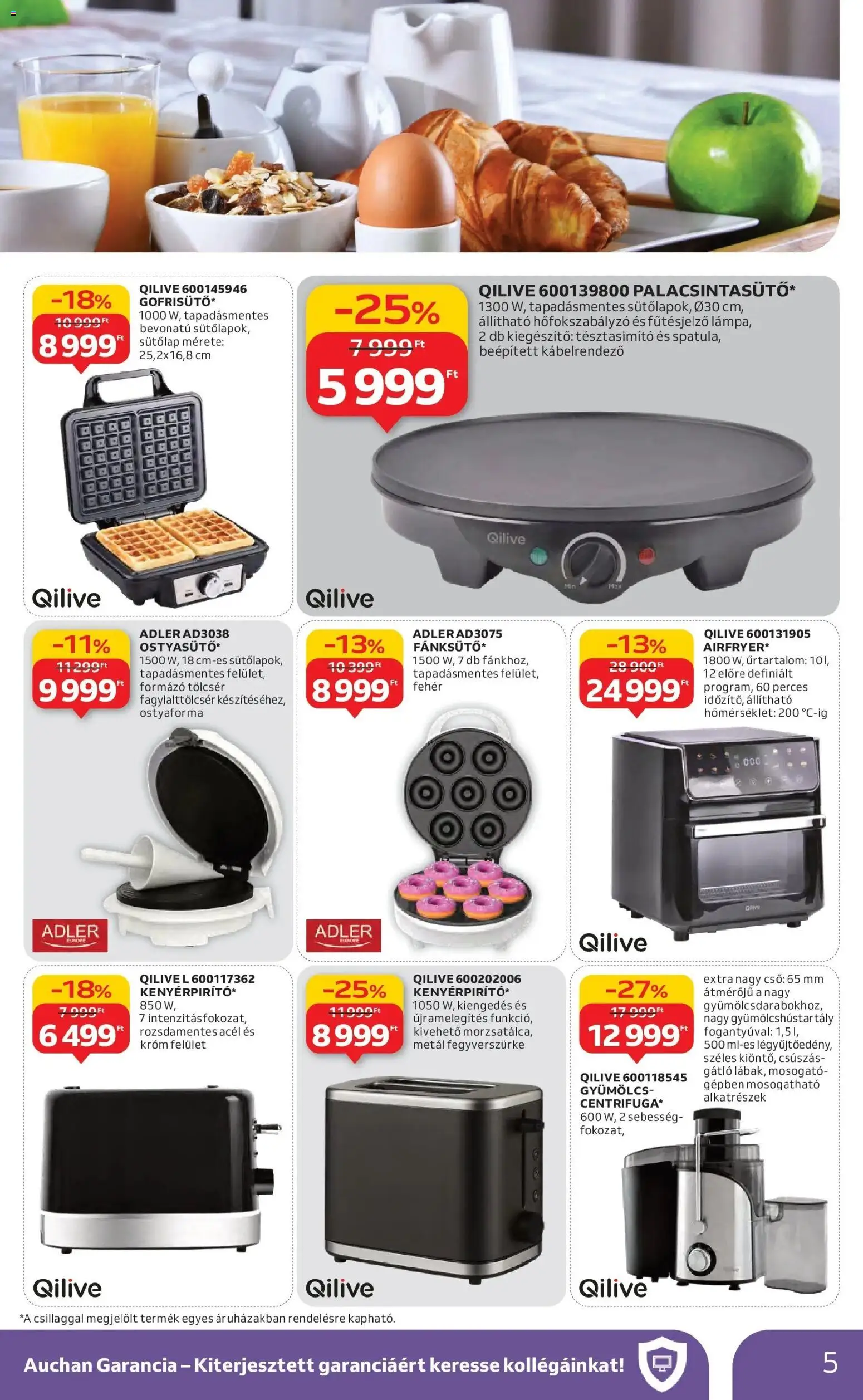Auchan akciós ujság - amely érvényes a következő dátumtól: 29.01.2026 | Oldal: 5 | Termékek: Gyümölcs