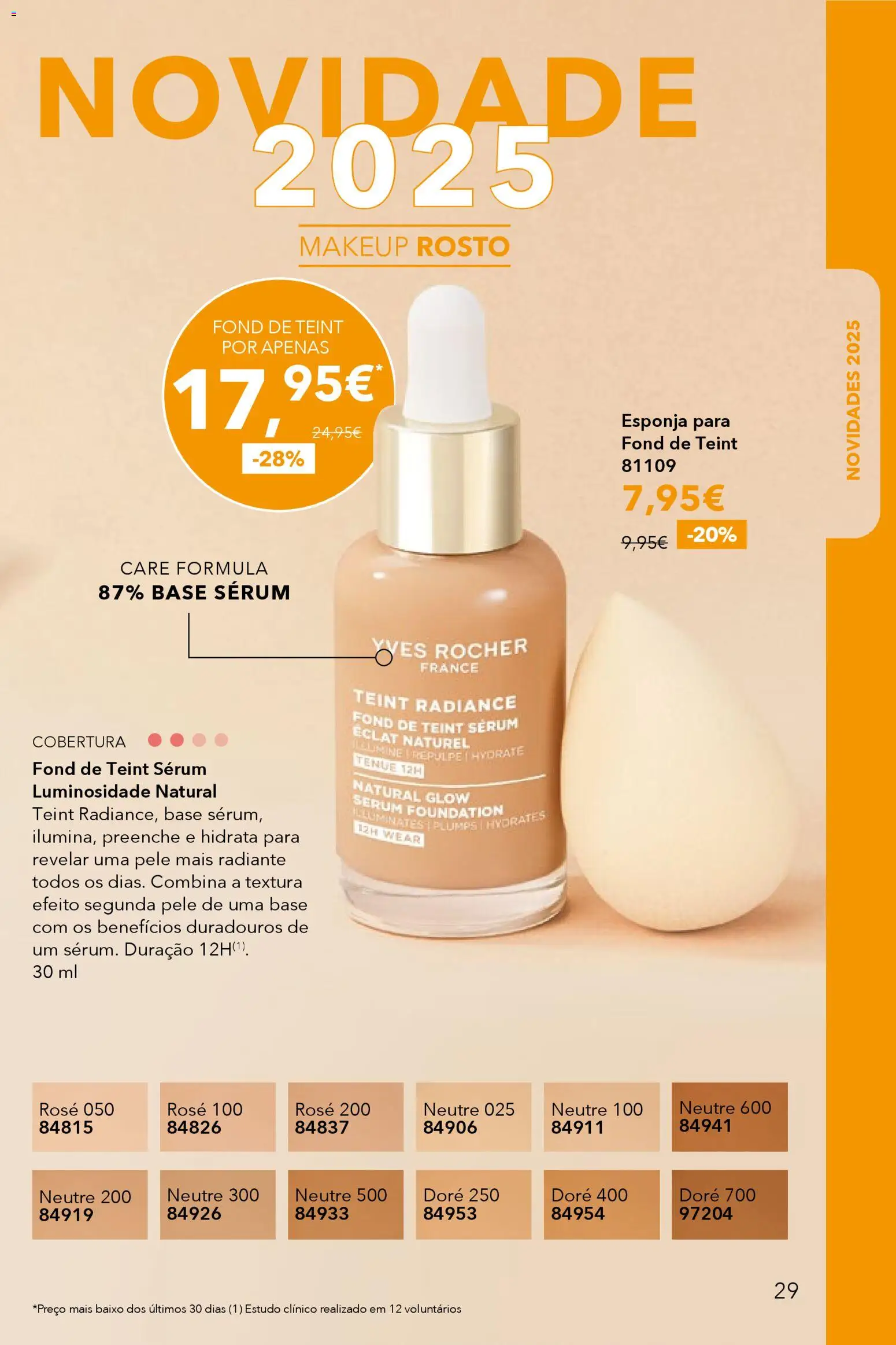 Yves Rocher catálogo 16 │ válido de 17.12.2025 | Página: 29 | Produtos: Esponja, Base, Sérum