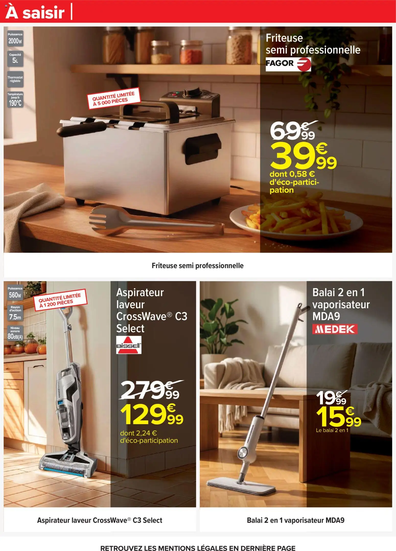 {H1} | Page: 89 | Produits: Aspirateur, Friteuse, Vaporisateur, Aspirateur balai