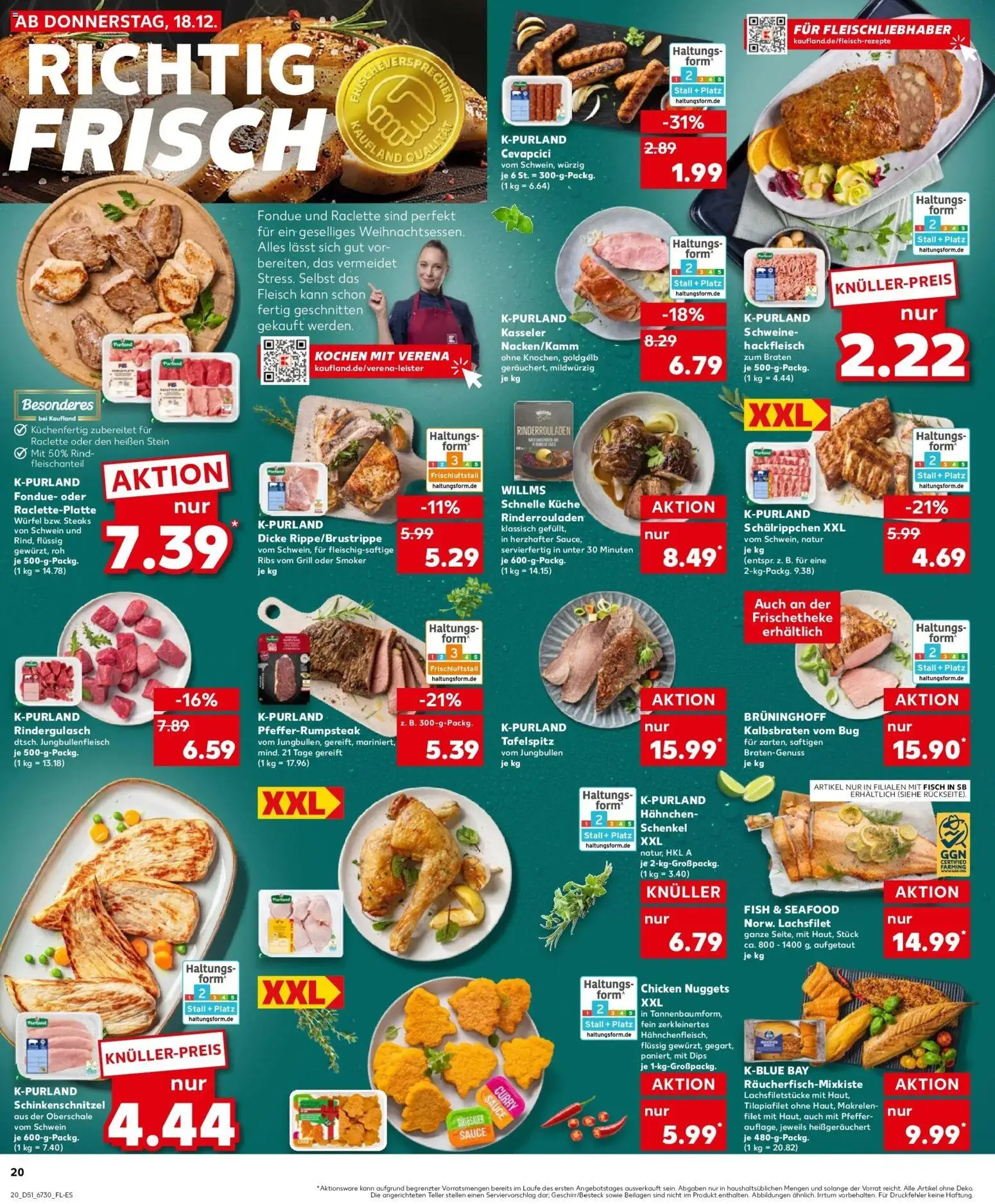 Kaufland prospekt Altenburg	 – gültig ab 22.12.2025 | Seite: 20 | Produkte: Rinderrouladen, Grill, Küche, Fondue