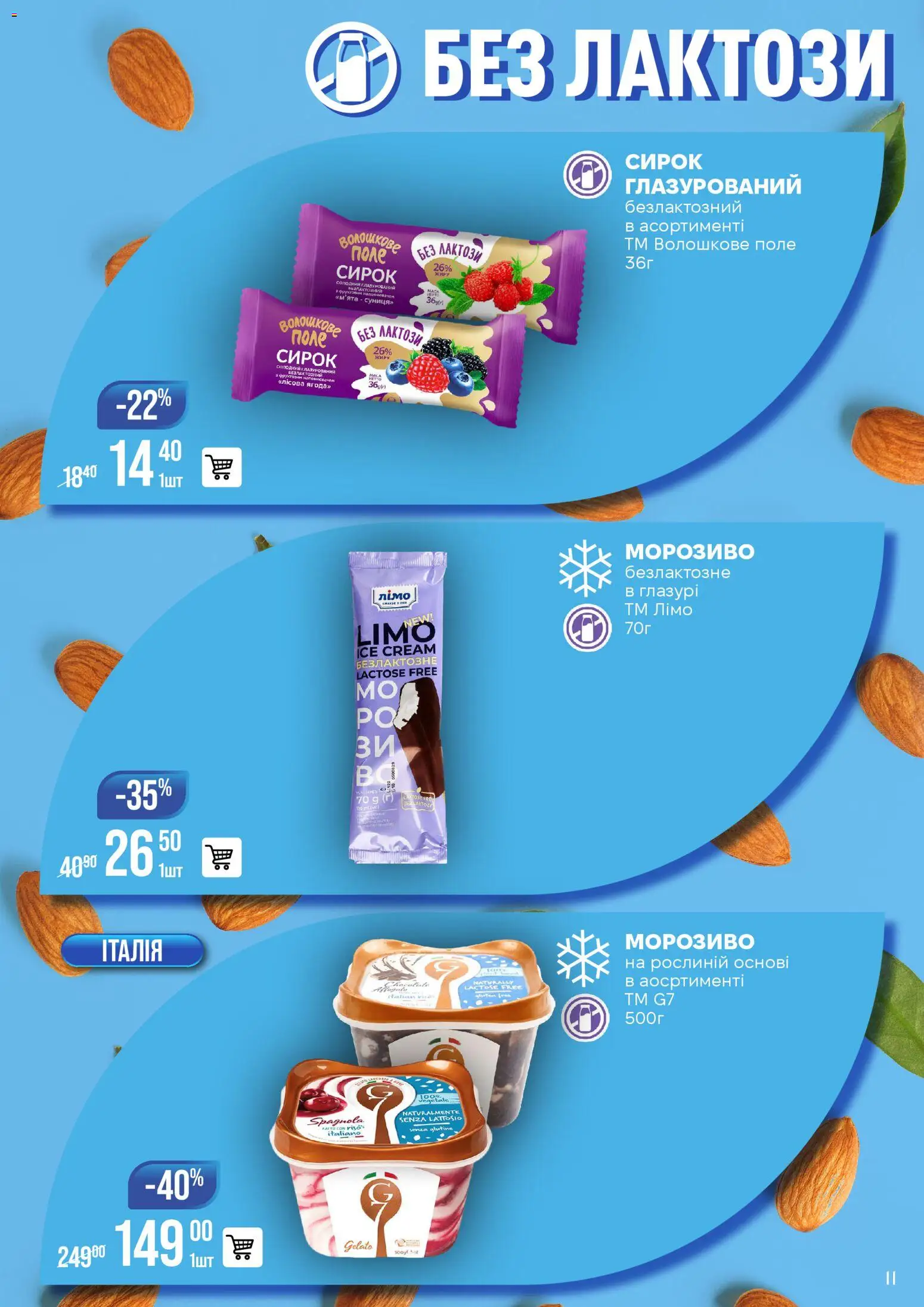 VARUS Kаталог - дійснийкції з 06.01.2026 | Сторінка: 11 | Товари: Морозиво