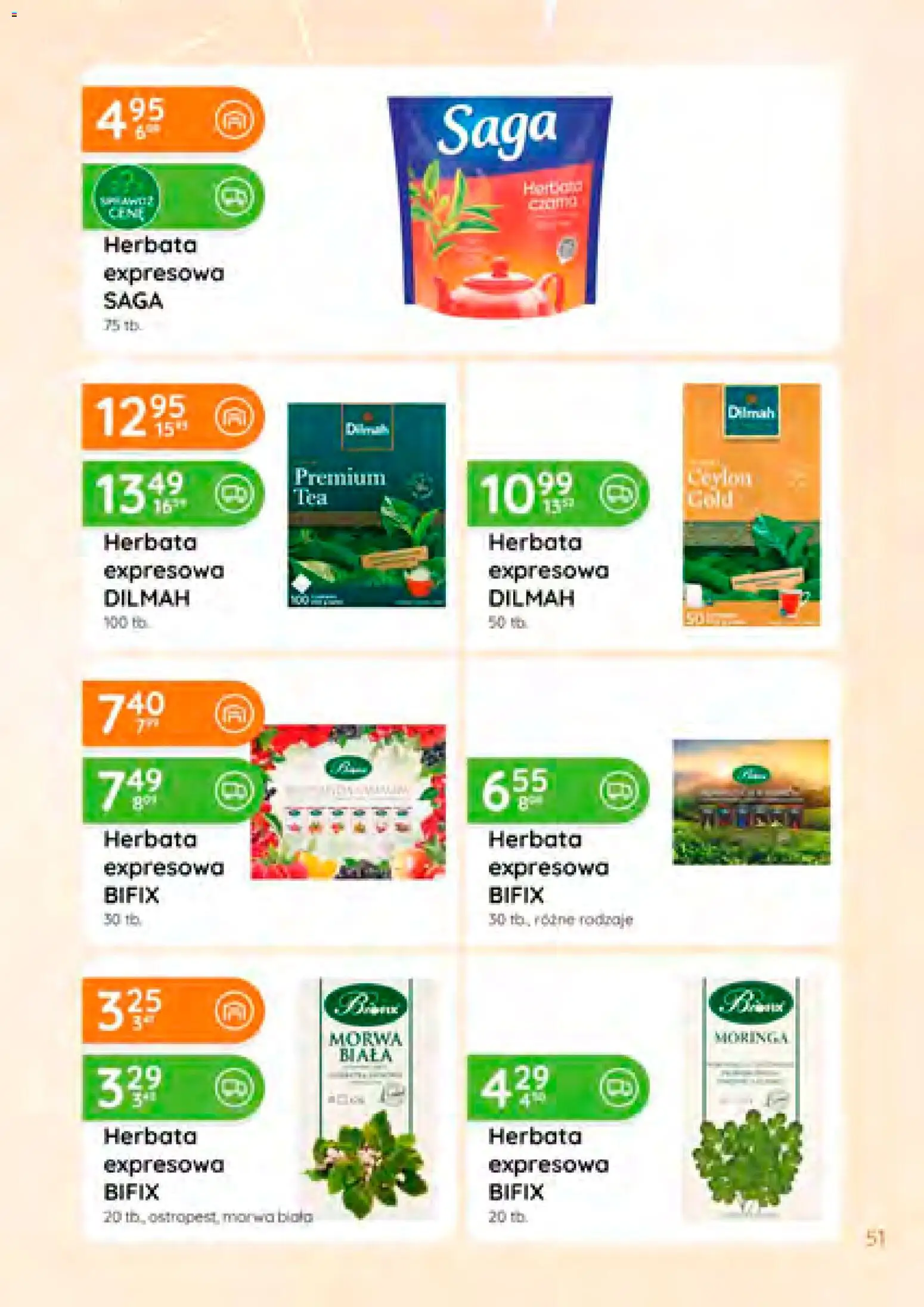 Eurocash Gazetka od 08.01.2026 | Strona: 51 | Produkty: Herbata