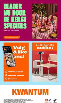 Kwantum - Folder - Voorbeeld van een folder van Kwantum, geldig van 27.10.2025 | Pagina: 33