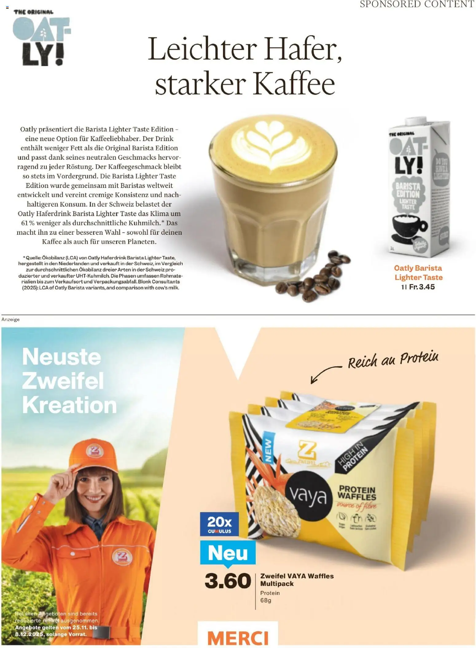 Migros Magazin – gültig ab 24.11.2025 | Seite: 45 | Produkte: Kaffee