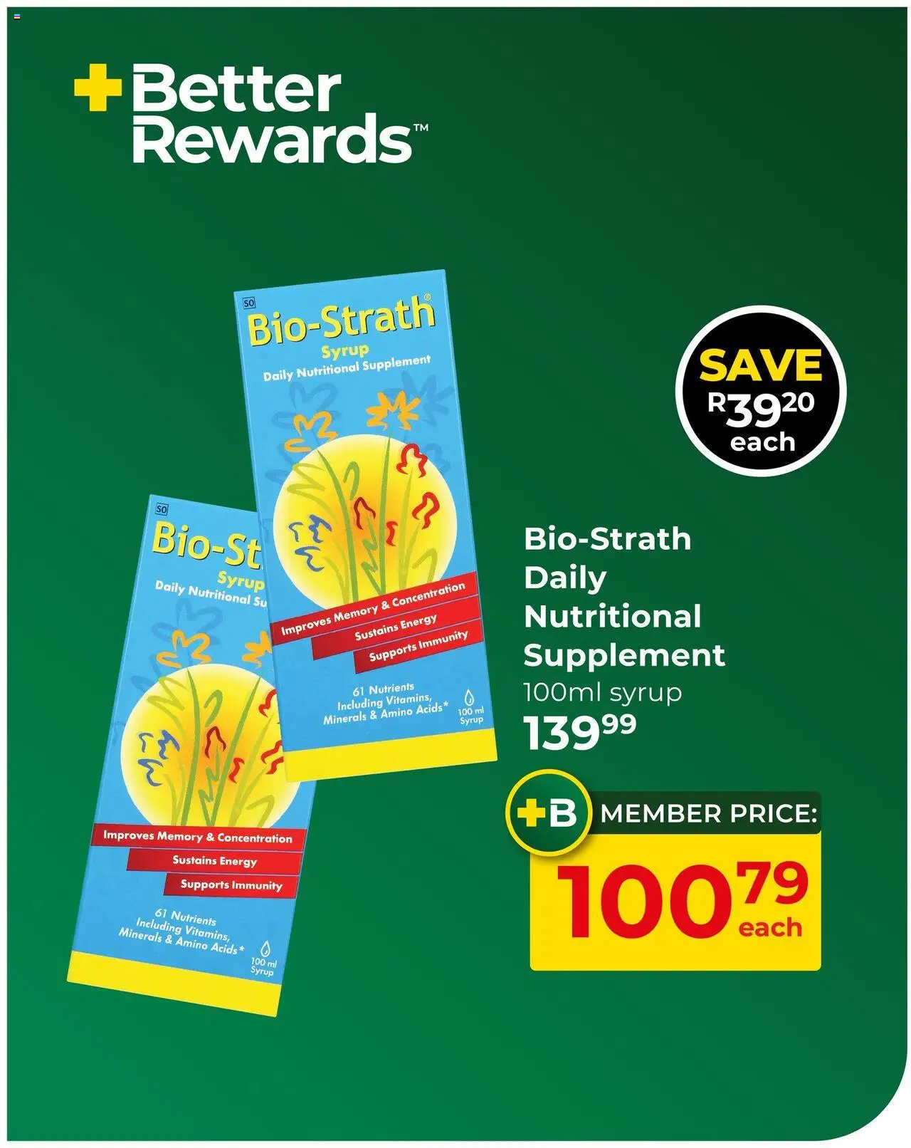 New Dis-Chem catalogue – valid from 21.10.2025 | Page: 1 | Products: Syrup