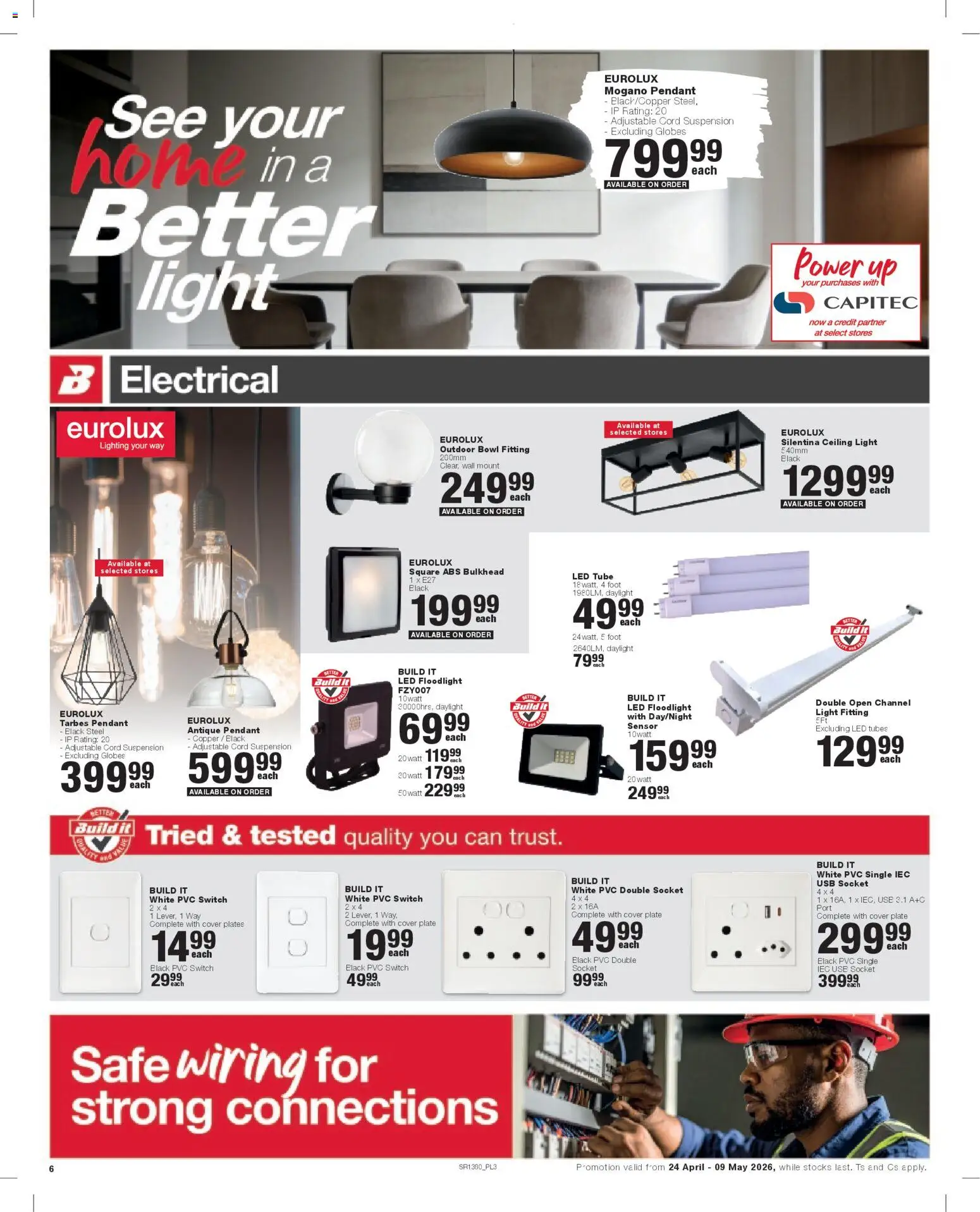 New Build It catalogue – valid from 24.04.2026 | Page: 6 | Products: Cover, USB, Bowl, Socket