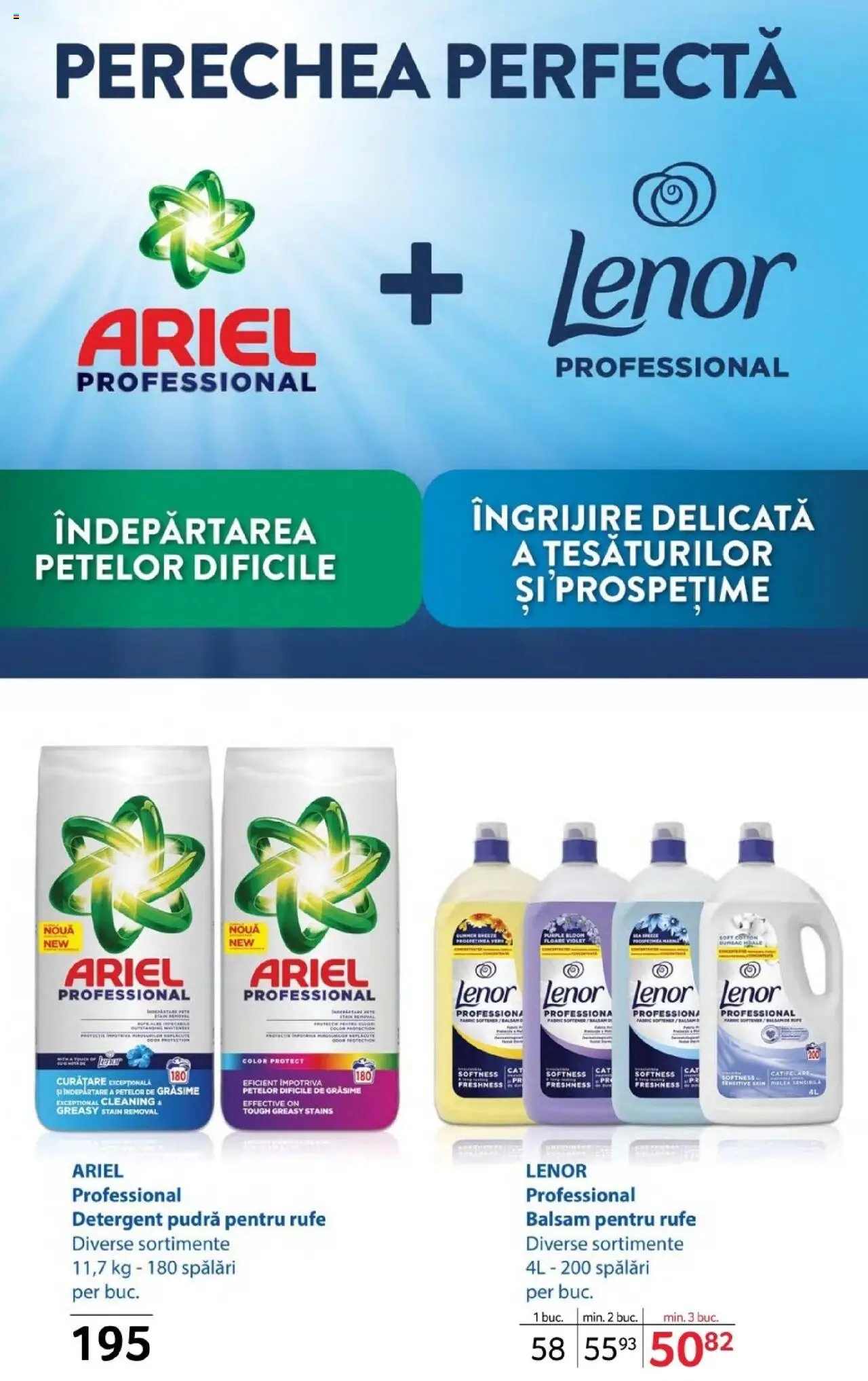 Noul catalog Selgros – valabil de la 17.10.2025 | Pagină: 38 | Produse: Pudră, Balsam, Yorgan, Detergent