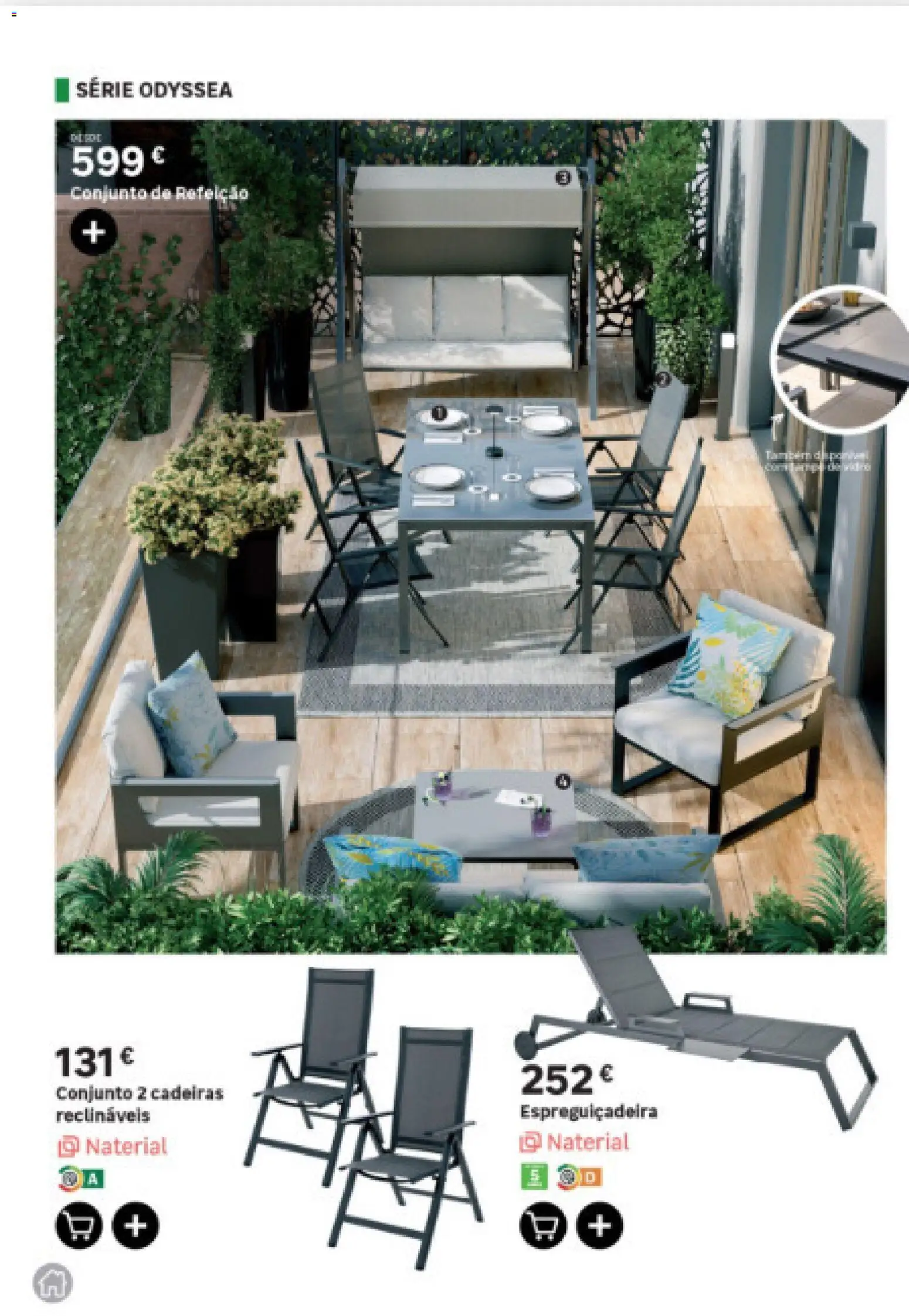 Leroy Merlin Arquipélago dos Açores │ válido de 12.03.2026 | Página: 8 | Produtos: Cadeiras, Espreguiçadeira