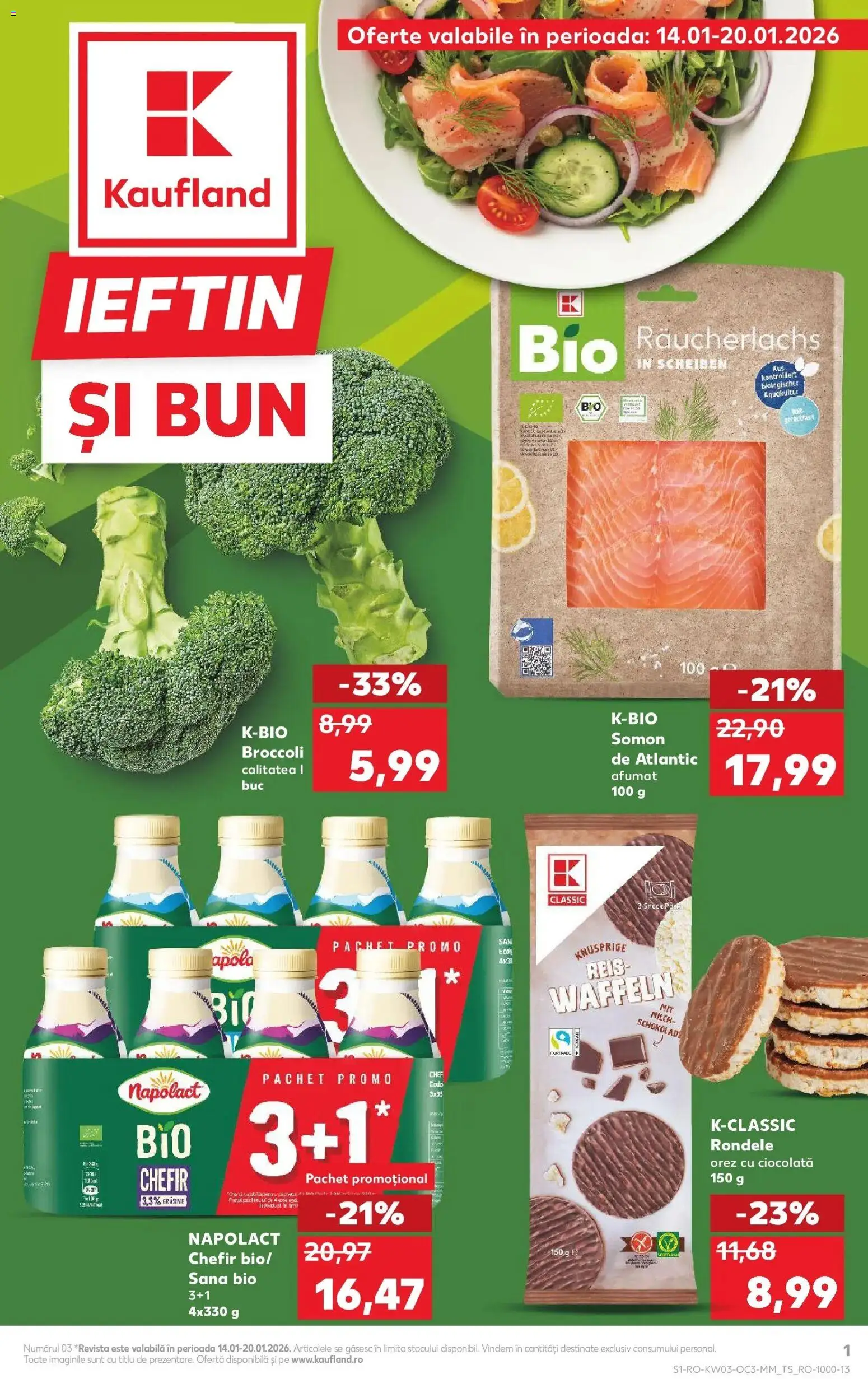 Noul catalog Kaufland – valabil de la 14.01.2026 | Pagină: 1 | Produse: Şerit ödül, Ciocolată, Orez