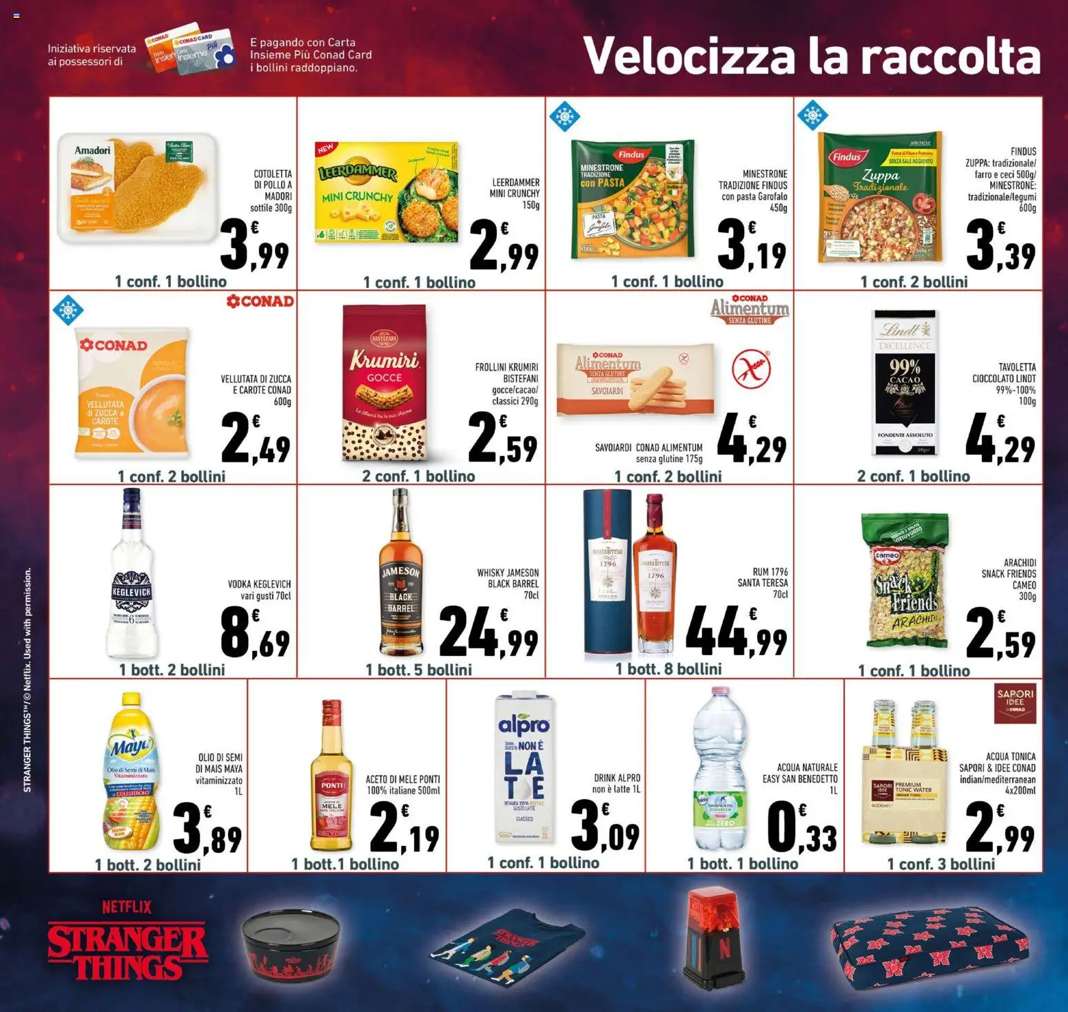 Volantino Conad del 10.12.2025 | Pagina: 28 | Prodotti: Olio, Pasta, Acqua naturale, Farro