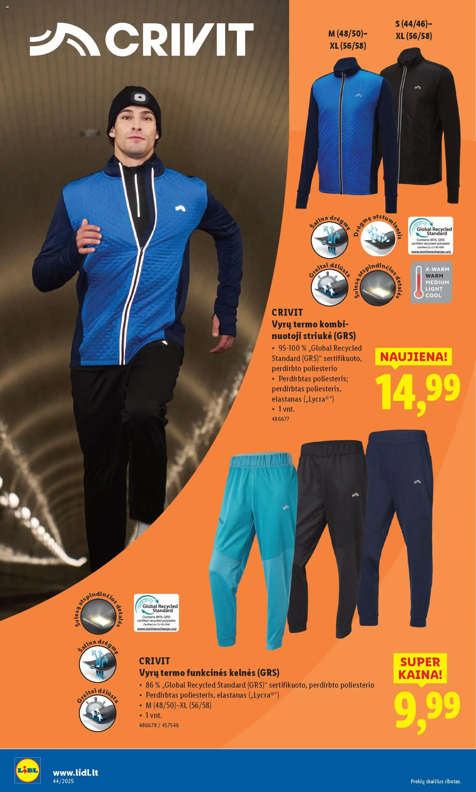 LIDL akcijos nuo 27.10.2025 | Puslapis: 20 | Prekių: Kelnes
