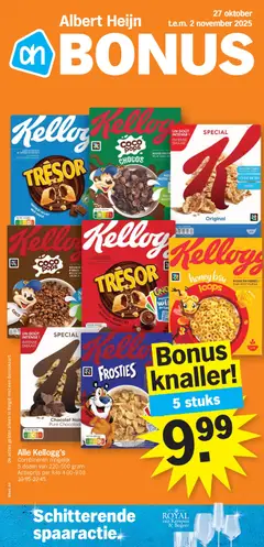 Albert Heijn folder week  / de la semaine 44 - Voorbeeld van een folder van Albert Heijn, geldig van 27.10.2025