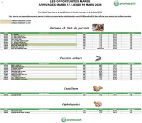 Promocash - Prévisualisation de Promocash Opportunités Marée valide à partir de 17.03.2026