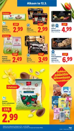 Lidl-mainoslehti voimassa 12.03.2026 alkaen | Sivu: 13 | Tuotteet: Jogurtti, Kääretorttu, Pikkuleivät