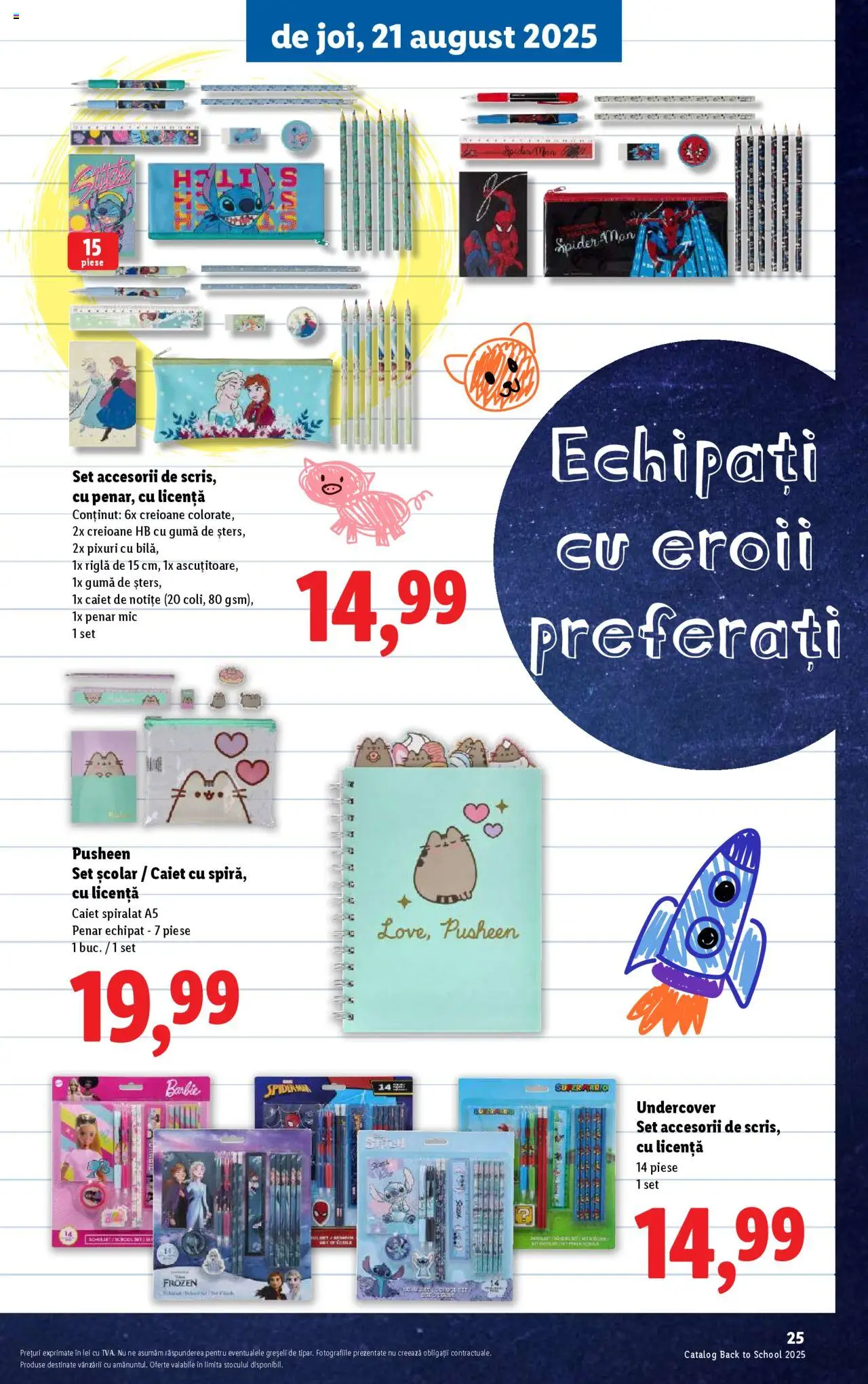 Lidl - Din nou la școală! – valabil de la 11.08.2025 | Pagină: 25