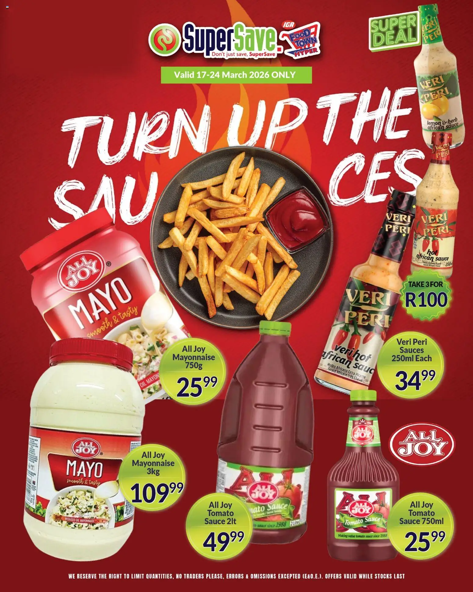 New Super Save catalogue – valid from 24.03.2026 | Page: 17 | Products: Sauces, Tomato sauce, Mayonnaise, Lemon