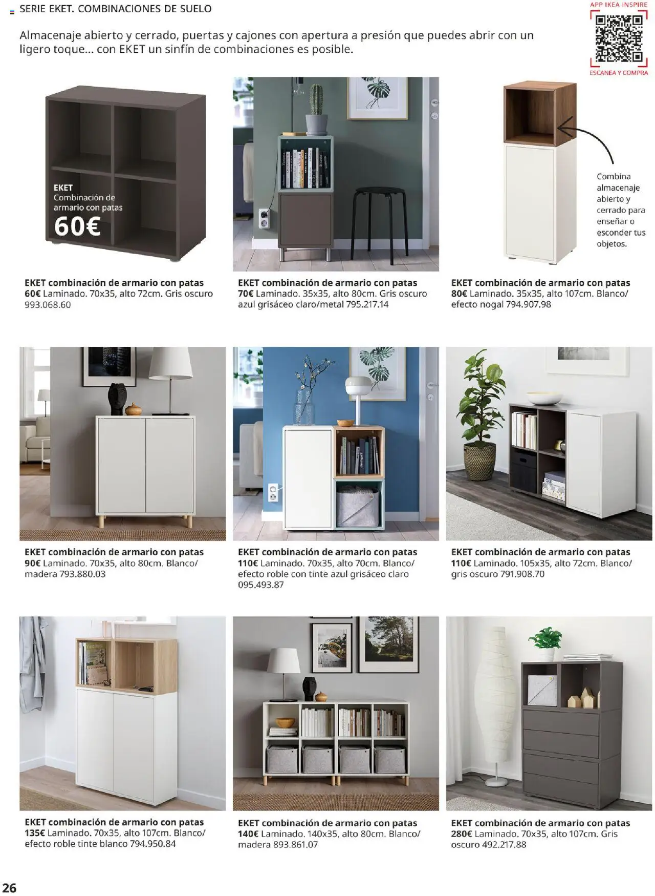 Catálogo IKEA Besta Eket │ válido desde el 04.02.2025 | Página: 26 | Productos: Tinte, Almacenaje, Armario