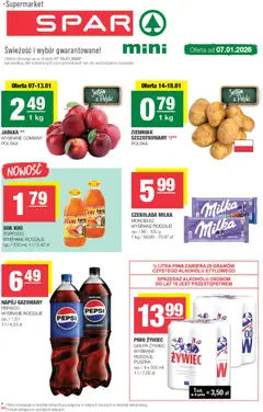 Pogląd oferty "Spar Gazetka - Mini" - ważna od 07.01.2026