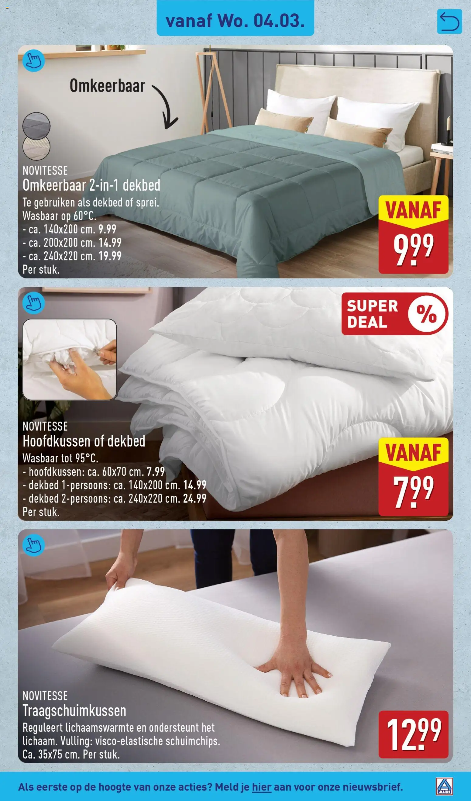 {H1} | Pagina: 33 | Producten: Dekbed