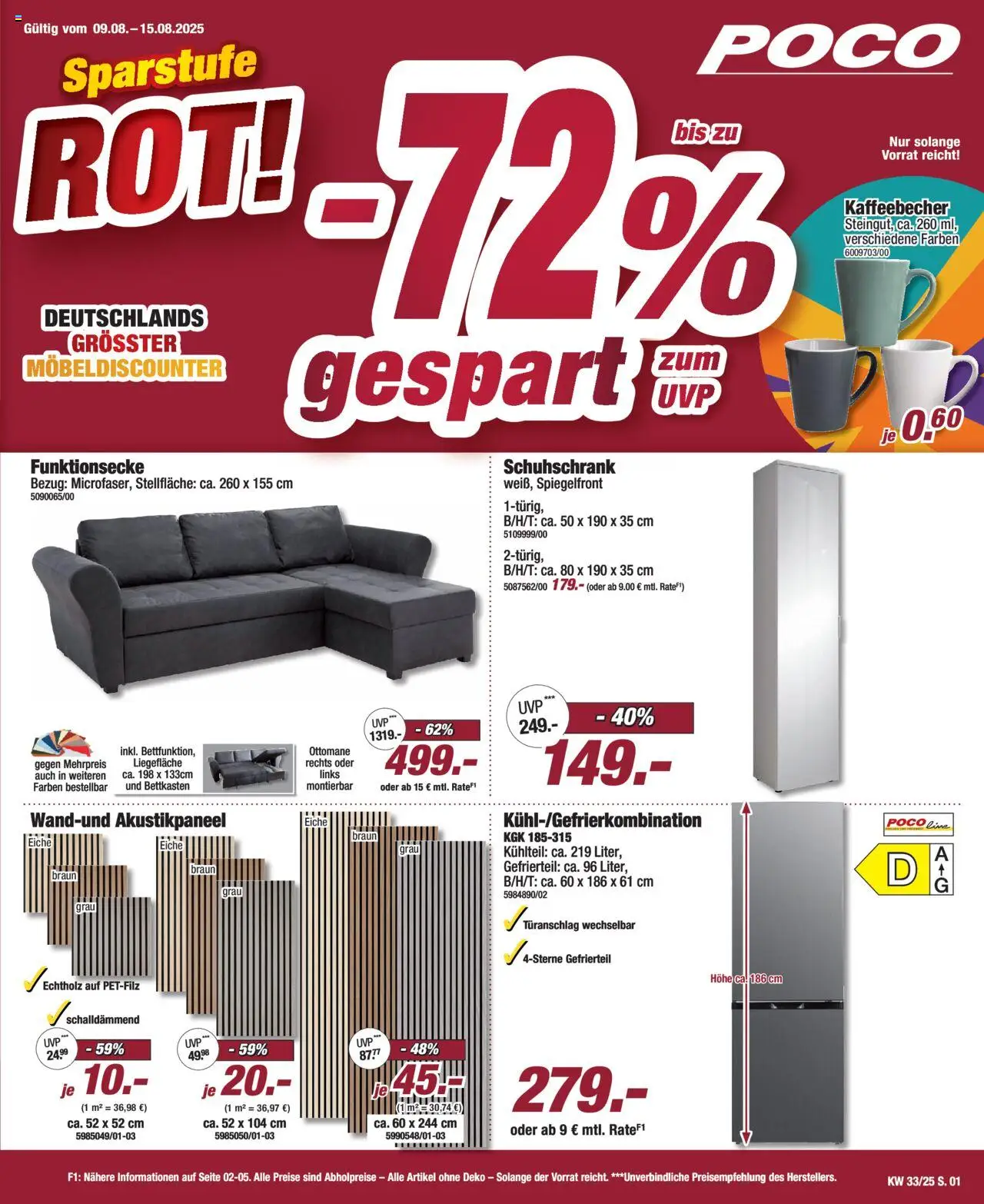 Poco Prospekt 	 - gültig ab dem 09.08.2025 | Seite: 1