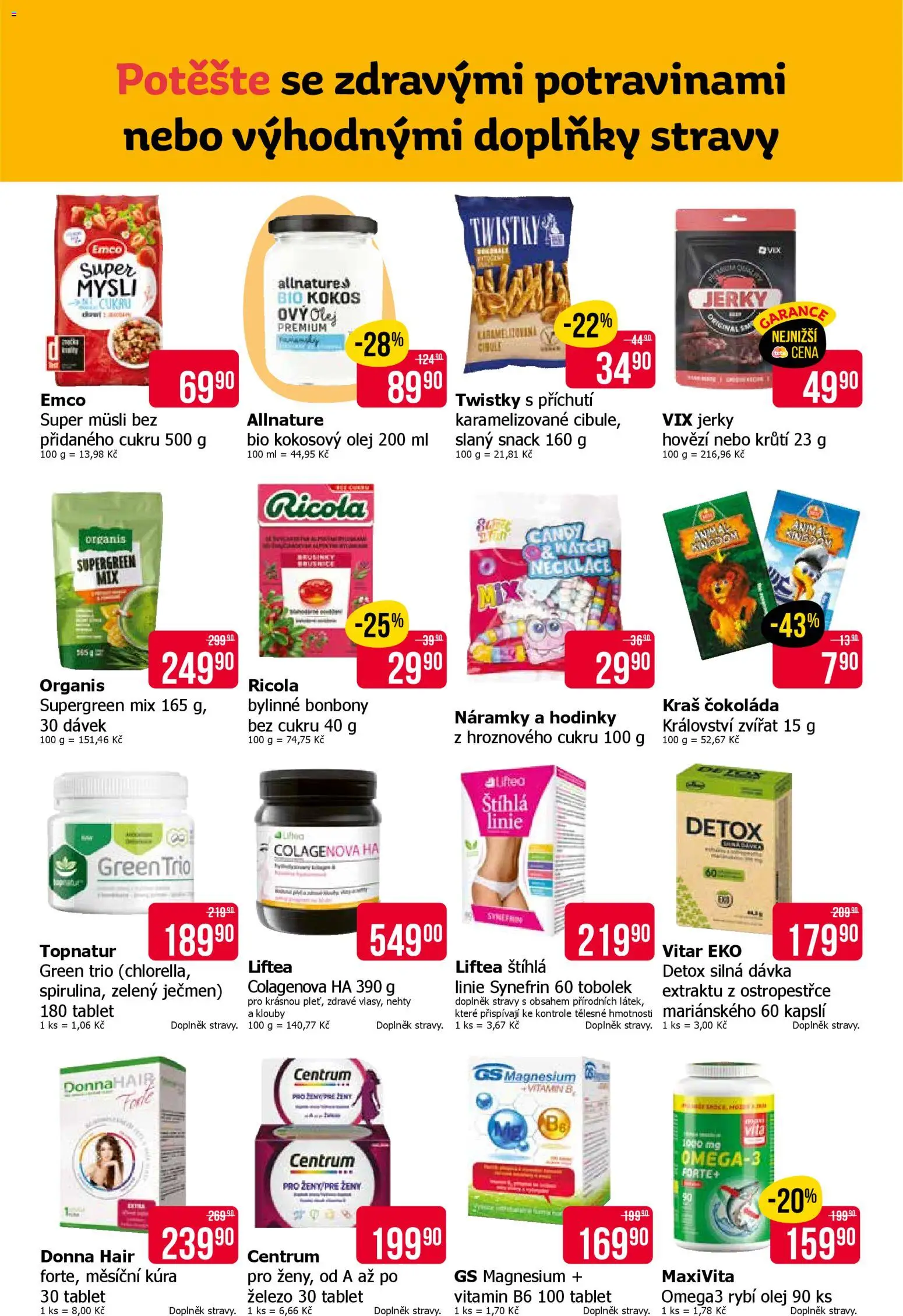 TETA Drogerie leták od 29.01.2026 | Strana: 14 | Produkty: Bonbóny, Hodinky, Kokosový olej, Nehty