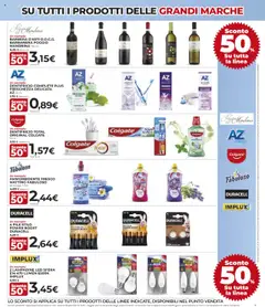 Volantino Ipercoop del 11.09.2025 | Pagina: 3 | Prodotti: Pile, Dentifricio, Ammorbidente, Data