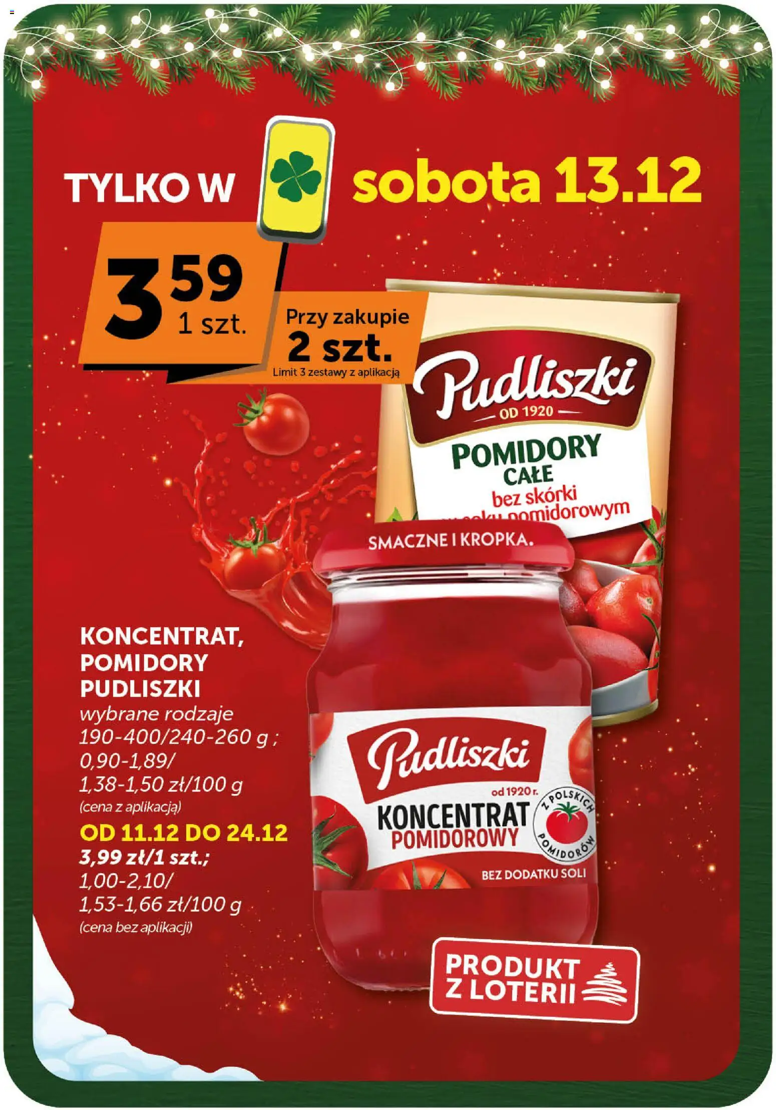 Euro Sklep Gazetka - Minimarket od 11.12.2025 | Strona: 7 | Produkty: Pomidory