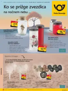 Pošta Slovenije katalog akcije – veljaven od 01.09.2025