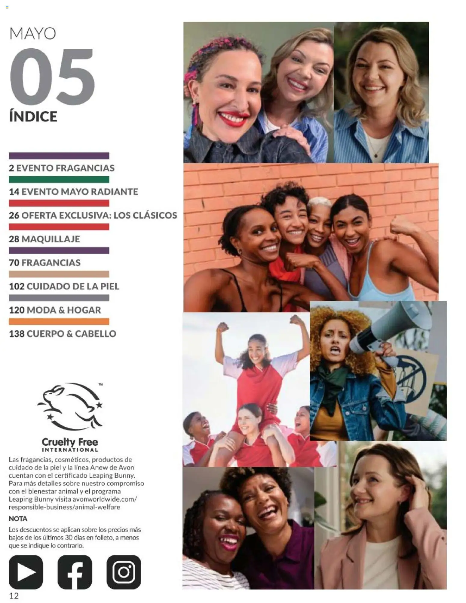 Catálogo AVON campaña 5 │ válido desde el 01.05.2026 | Página: 12 | Productos: Maquillaje