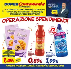 Anteprima del volantino SuperConveniente Caltanissetta/San Cataldo/Gela/Avola/Lascari/Milazzo/Barcellona catalogo valido a partire dal 05.01.2026