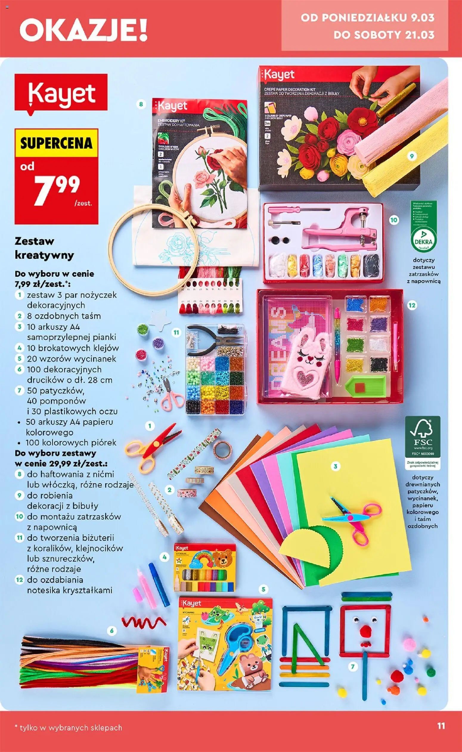 Biedronka gazetka - Hity i inspiracje od 07.03.2026 | Strona: 11 | Produkty: Notebook, Pianki