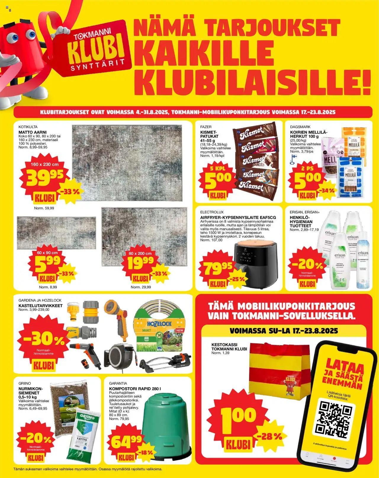  | Sivu: 8 | Tuotteet: Siemenet, Matto, Voi