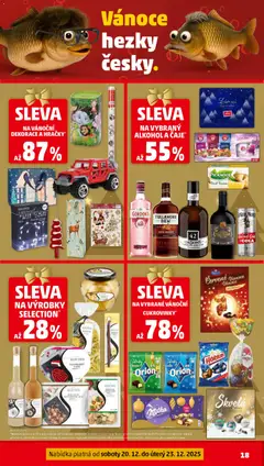 Náhled letáku Penny Market leták - Čtvrtečník od 20.12.2025 | Strana: 18 | Produkty: Činky, Gin, London dry gin, Dekorace