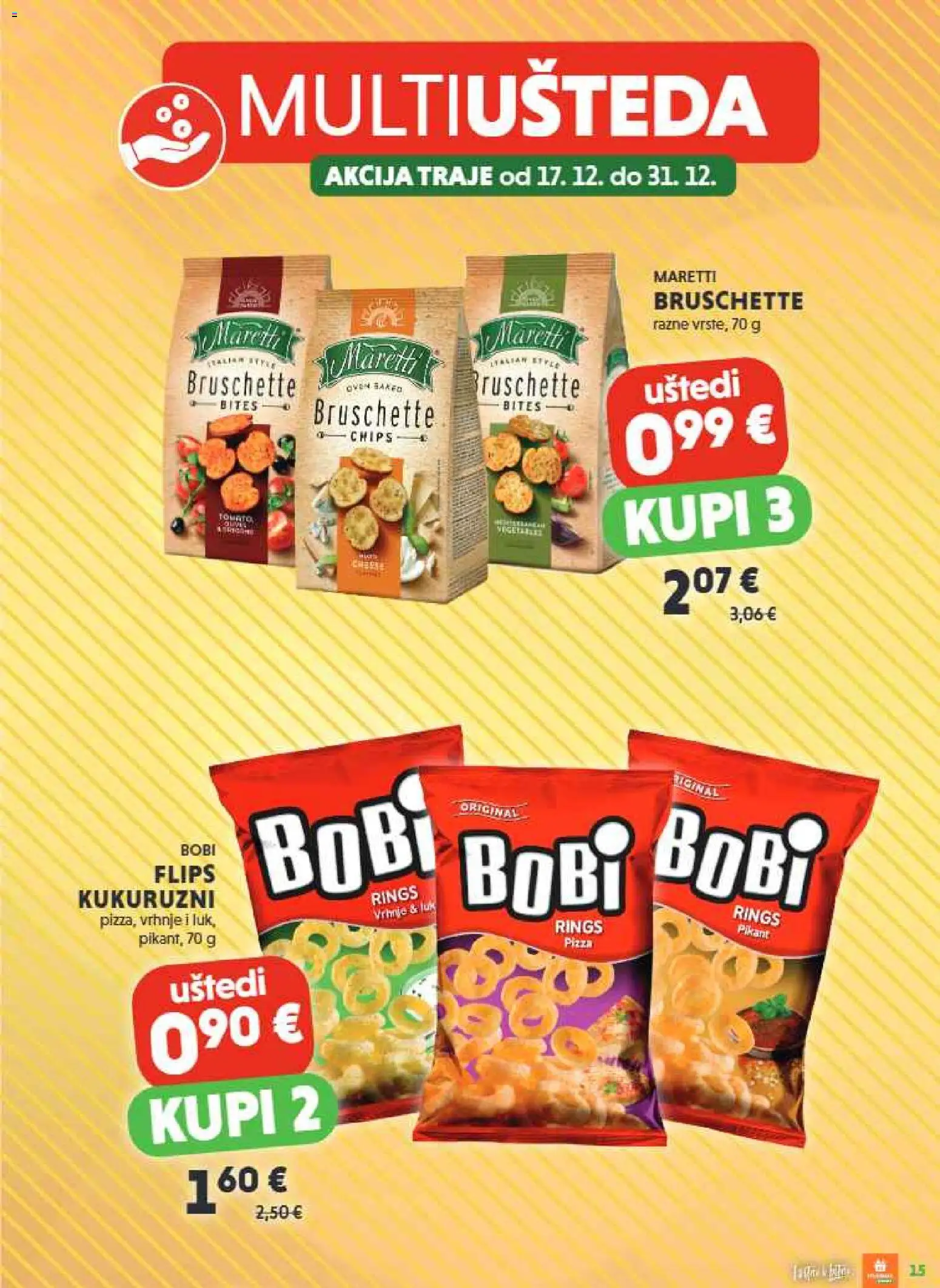 Studenac katalog | vrijedi od 17.12.2025 | Stranica: 15 | Proizvodi: Flips, Luk