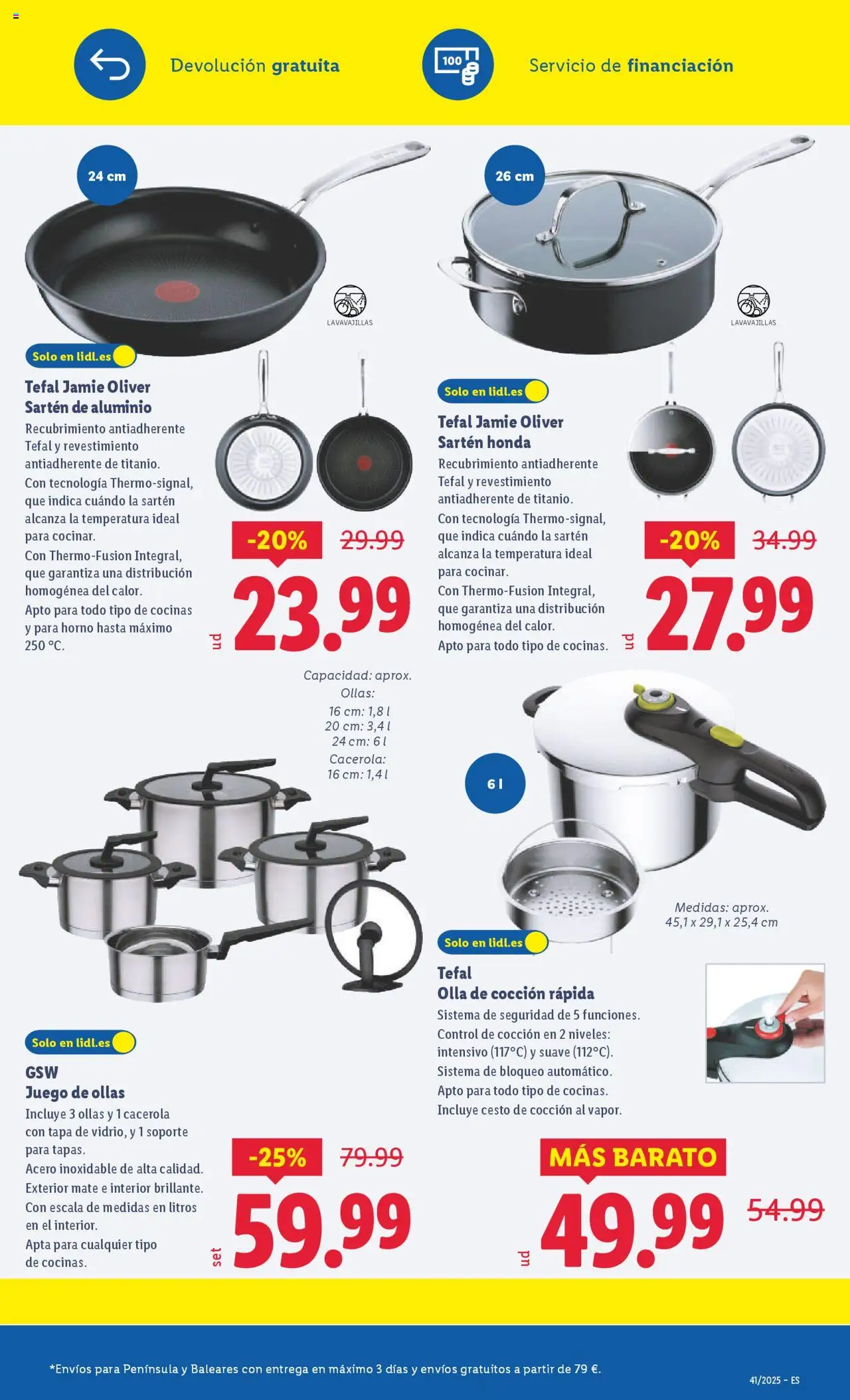 Lidl catálogo de bazar MAD │ válido desde el 06.10.2025 | Página: 3 | Productos: Pan, Horno, Lavavajillas