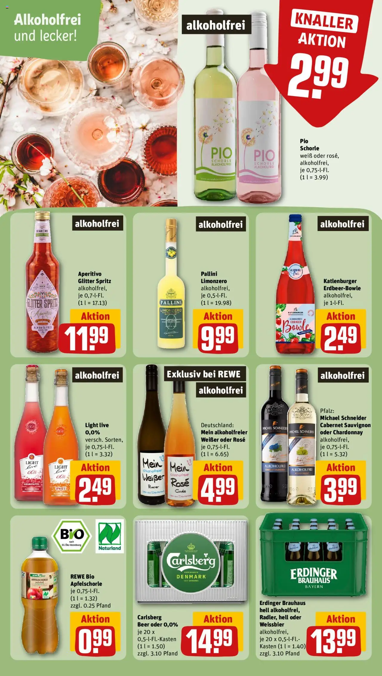 Rewe Prospekt 	 - gültig ab dem 07.07.2025 | Seite: 17 | Produkte: Granatapfel, Erdinger, Weißbier, Apple