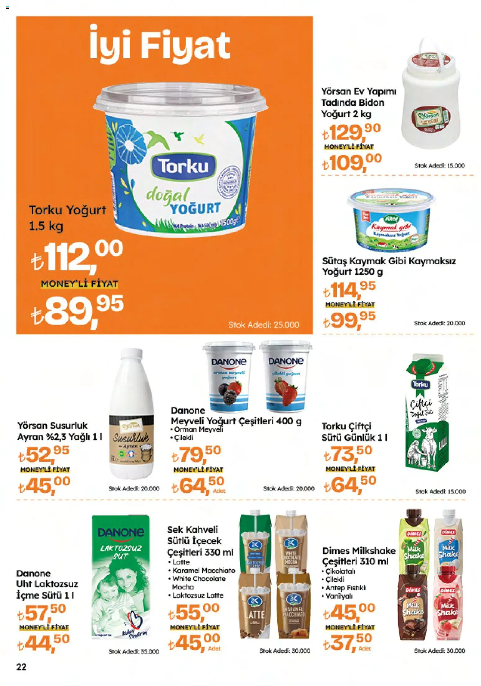 Migros Katalog - Migroskop - 23.10.2025 tarihinden itibaren geçerlidir | Sayfa: 22 | Ürünler: Krem, Tereyağı, Yoğurt, Krema