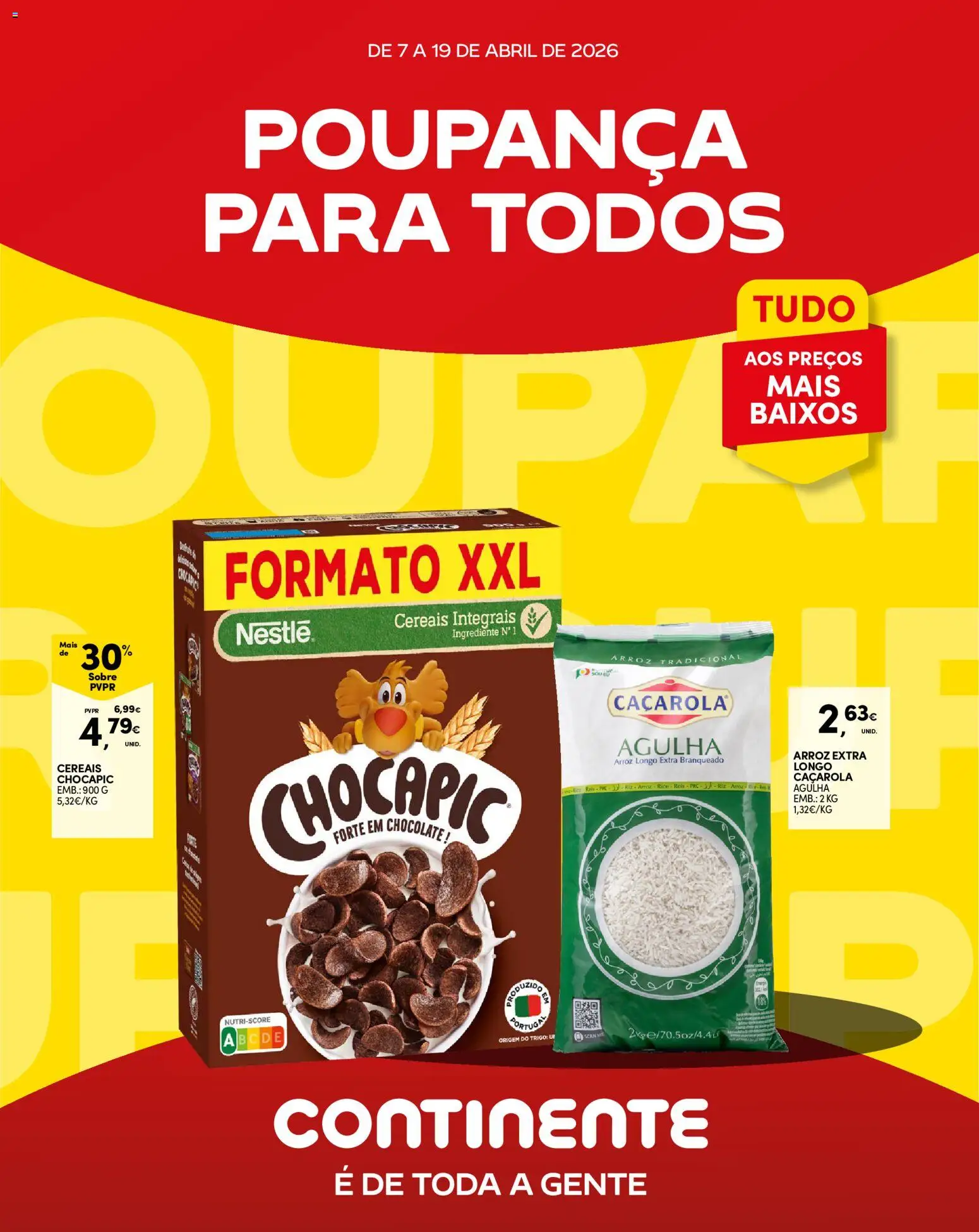 Continente Madeira │ válido de 07.04.2026 | Página: 13 | Produtos: Nestlé, Arroz, Cereais