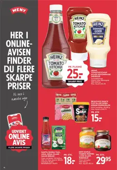 Meny - Tilbudsavis gyldig fra 02.01.2026 | Side: 18 | Produkter: Ribsgele, Jordbær, Ketchup, Kopnudler