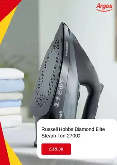 Preview of Argos - Black Friday valid from 04.11.2025 | Page: 5 | Products: Steam iron, Iron